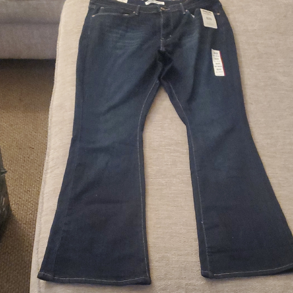 Levi's Women's Flare Jeans - Deep Blue